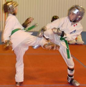 Green belt sparring